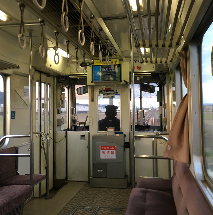 福井鉄道　車内