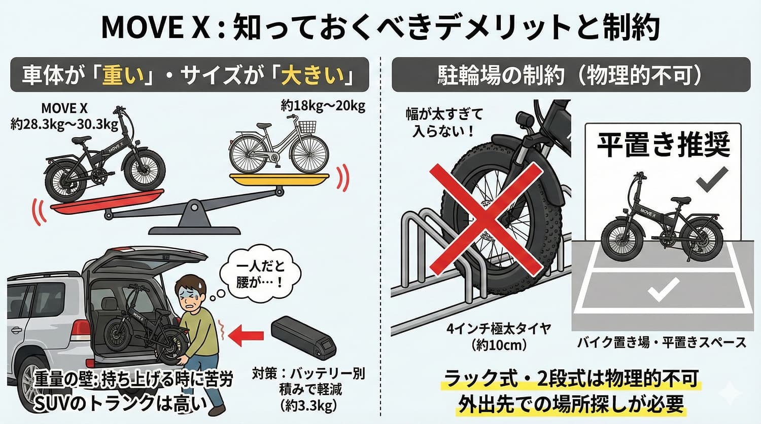move x 知っておくべきデメリットと制約